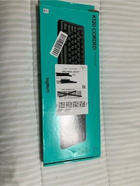 Logitech K120 Corded Keyboard — Black